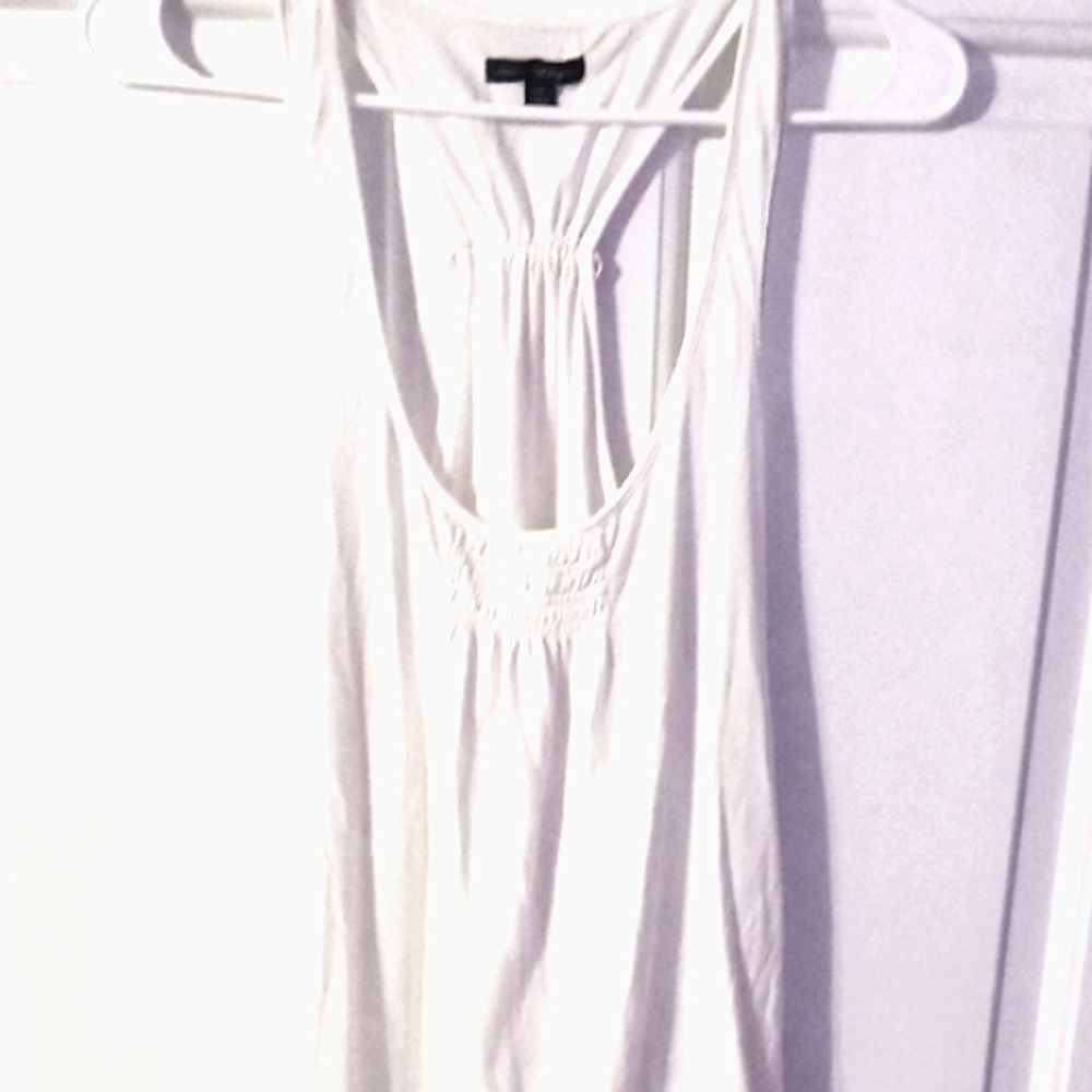 American Eagle Tank top with embellishments/White Sz L